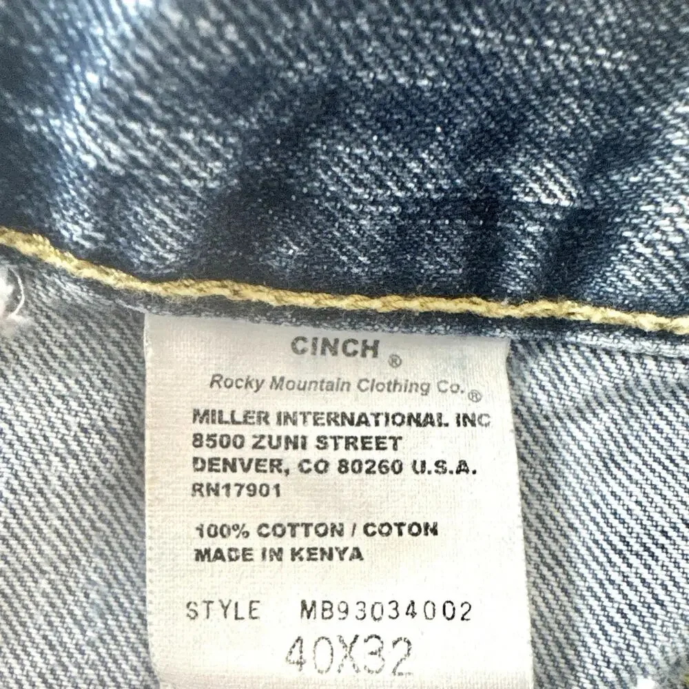 Cinch men’s blue